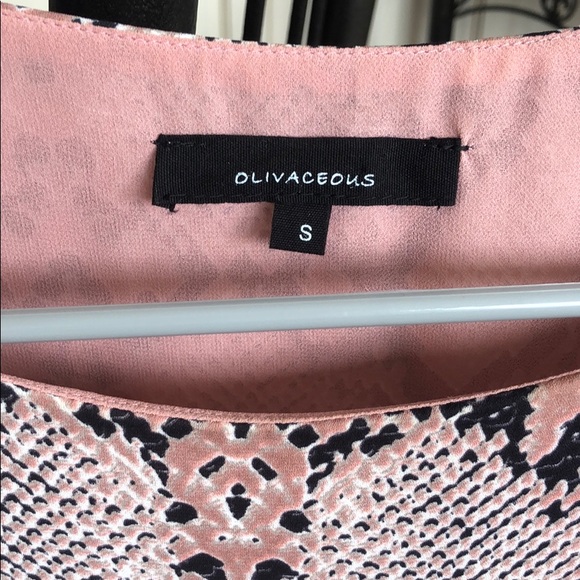 Pink/Gray Snakeskin Print Dress - Picture 4 of 4